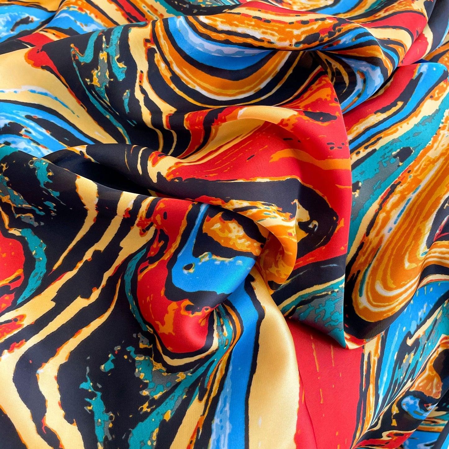 Aurora Luxe Abstract Silk Stole