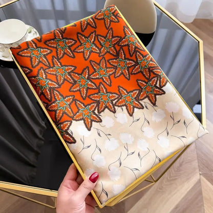 Autumn Amber Luxe Printed Stole