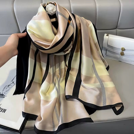 Autumn Hues Plaid Luxe Scarf