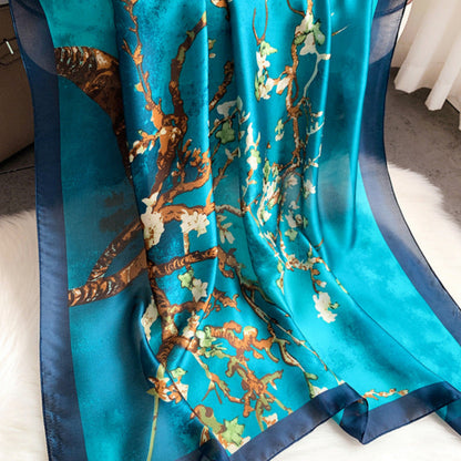 Azure Blossom Stole