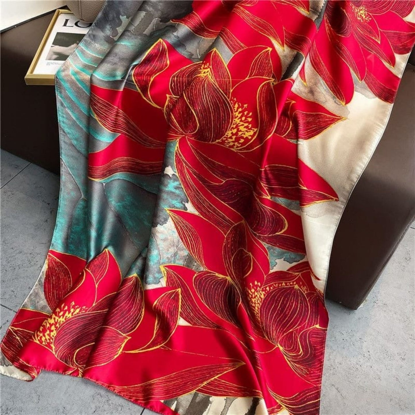 Boxy Luscious Silk Scarf