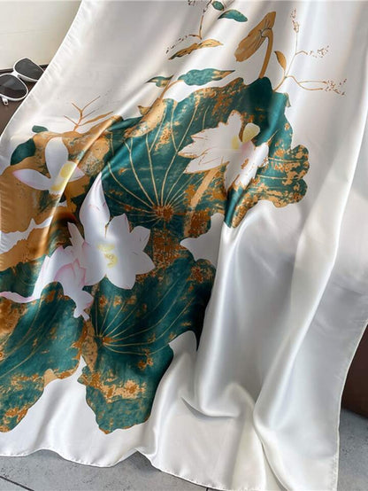 Floral Fantasia Silk Stole