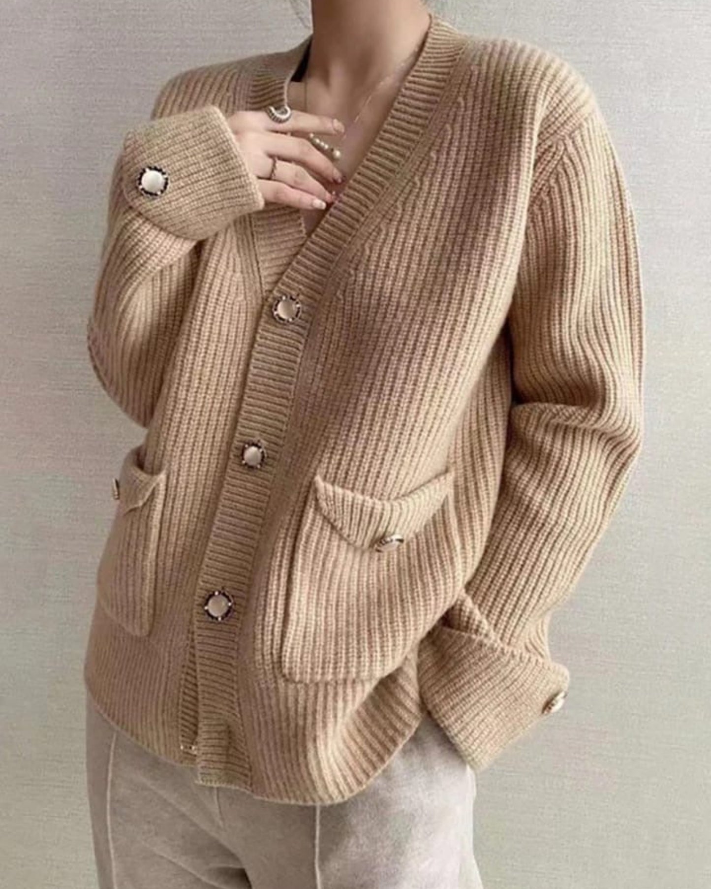 Barbara Buttoned Sweater
