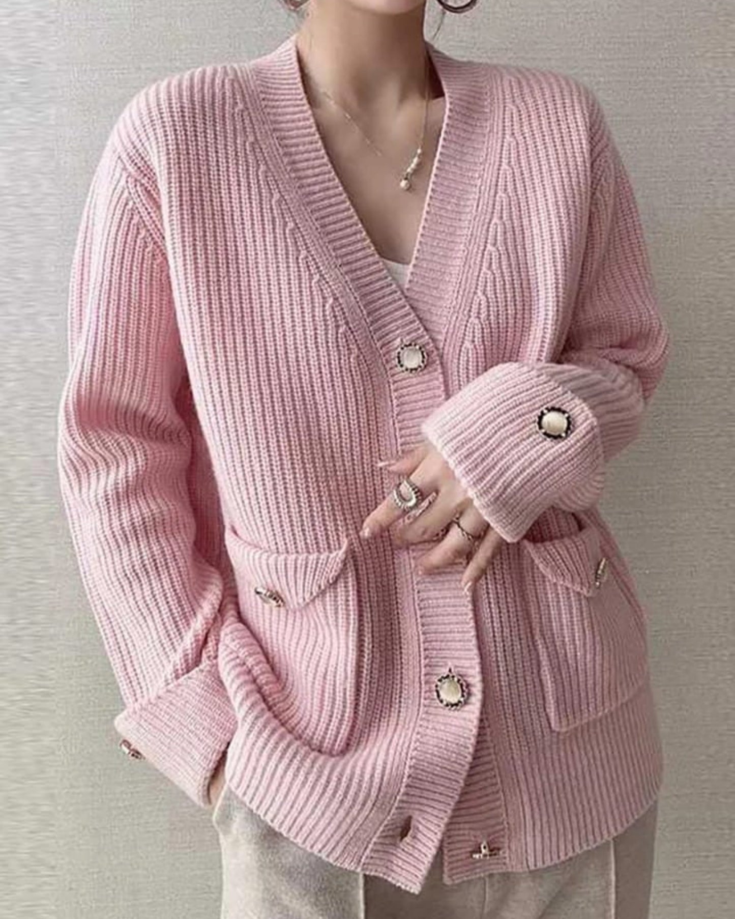 Barbara Buttoned Sweater