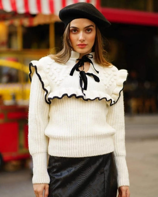 Benny Crop Statement Sweater