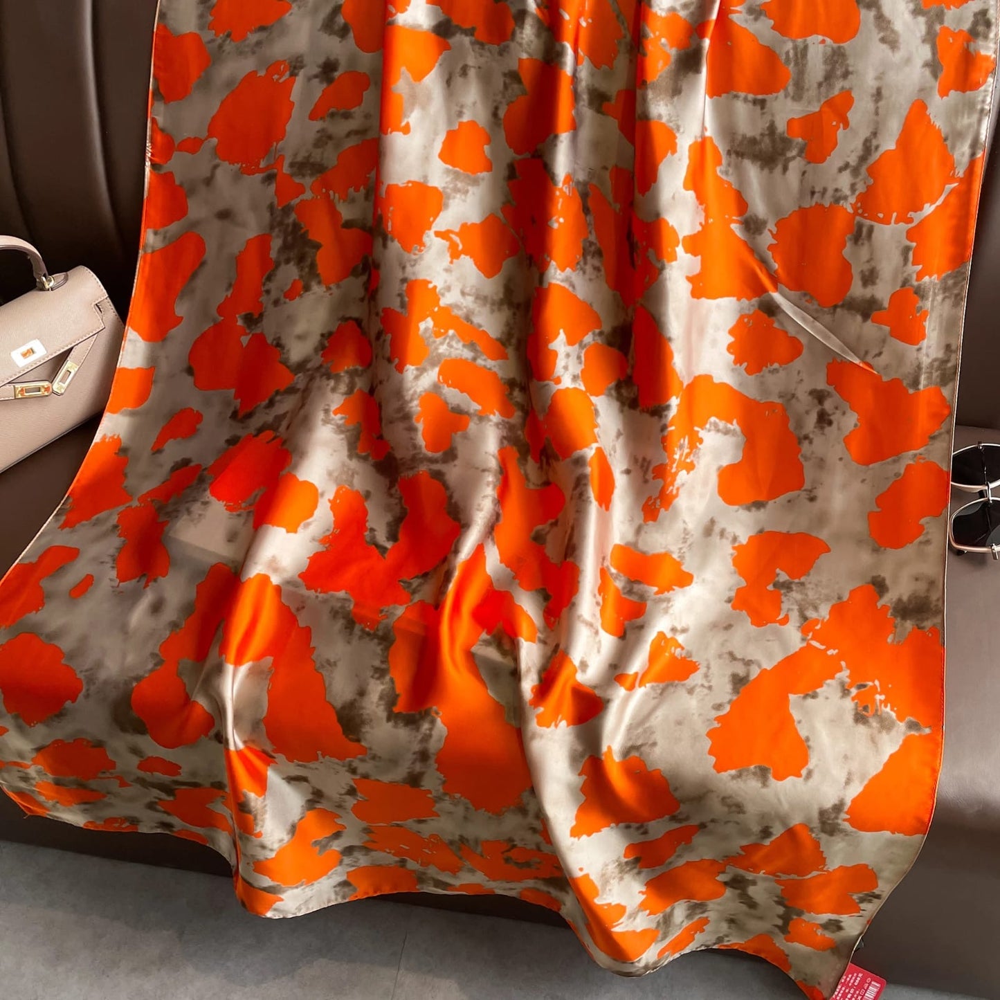 Mich Sunburn Saffron Satin Stole