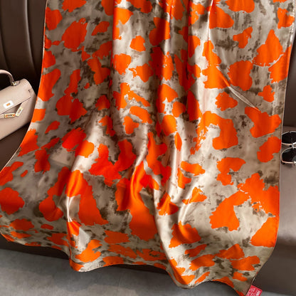 Mich Sunburn Saffron Satin Stole