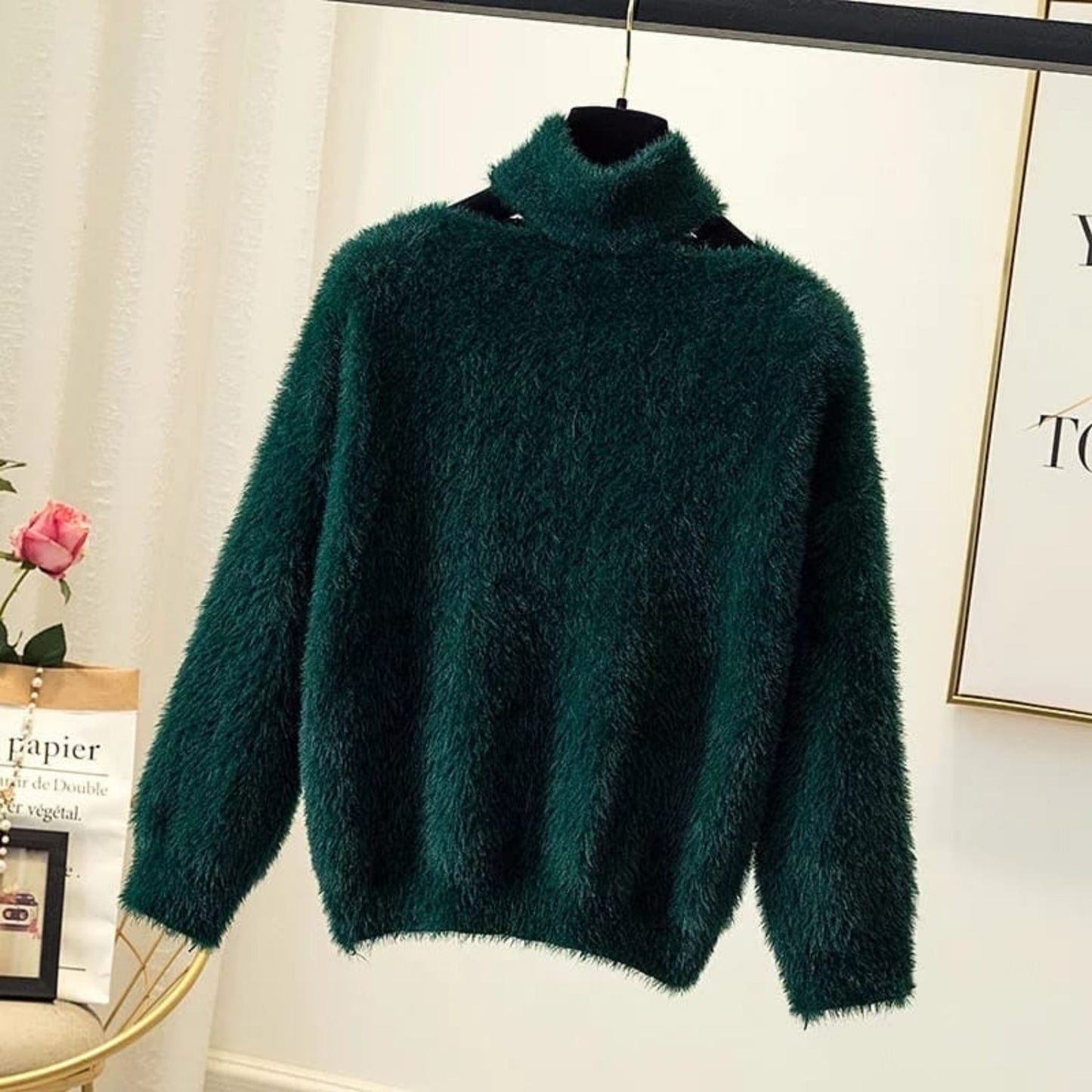 Cleo Collar Cut Sweater