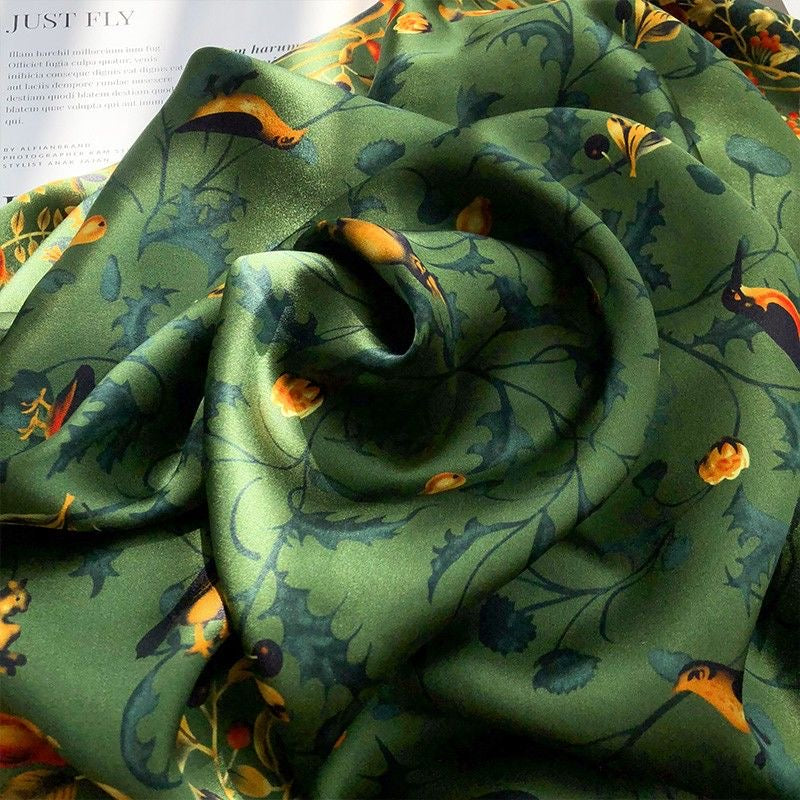 Scrape Mulberry Silk Scarf