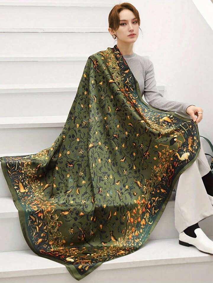 Scrape Mulberry Silk Scarf