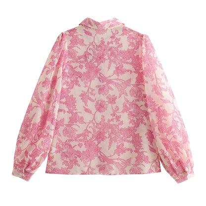 Cleopatra Smock Floral Shirt