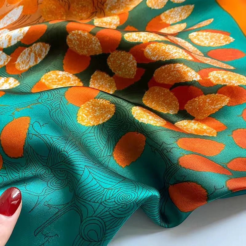 Maze Luxury Silk Scarf