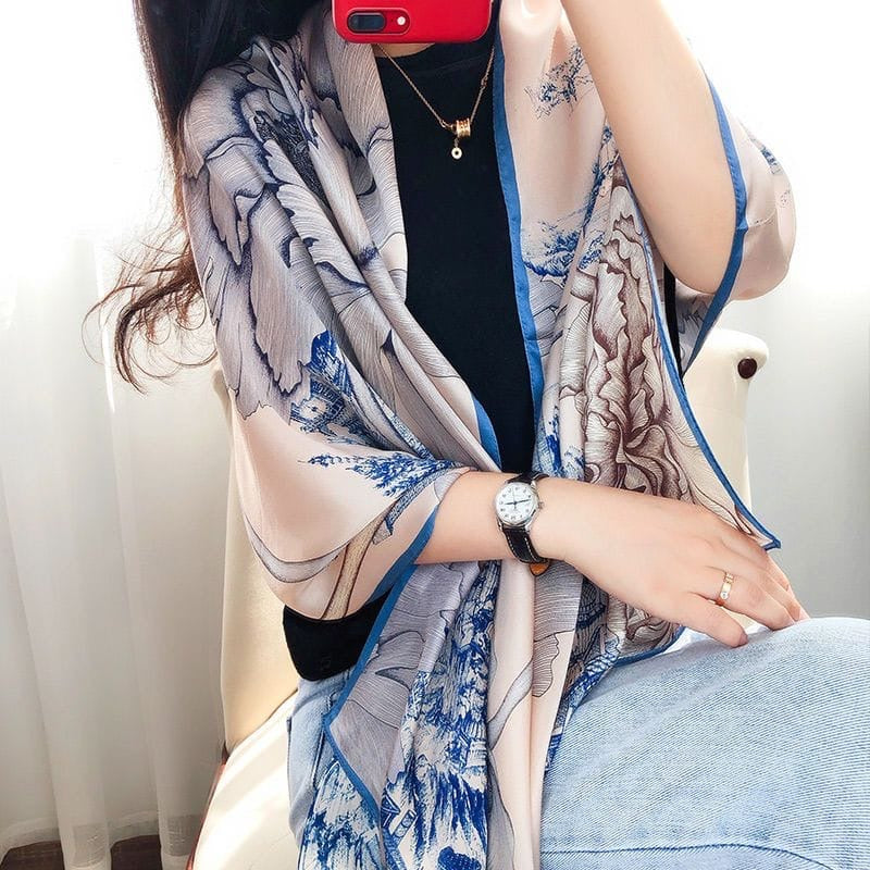 Rachel  Luxury Silk Scarf