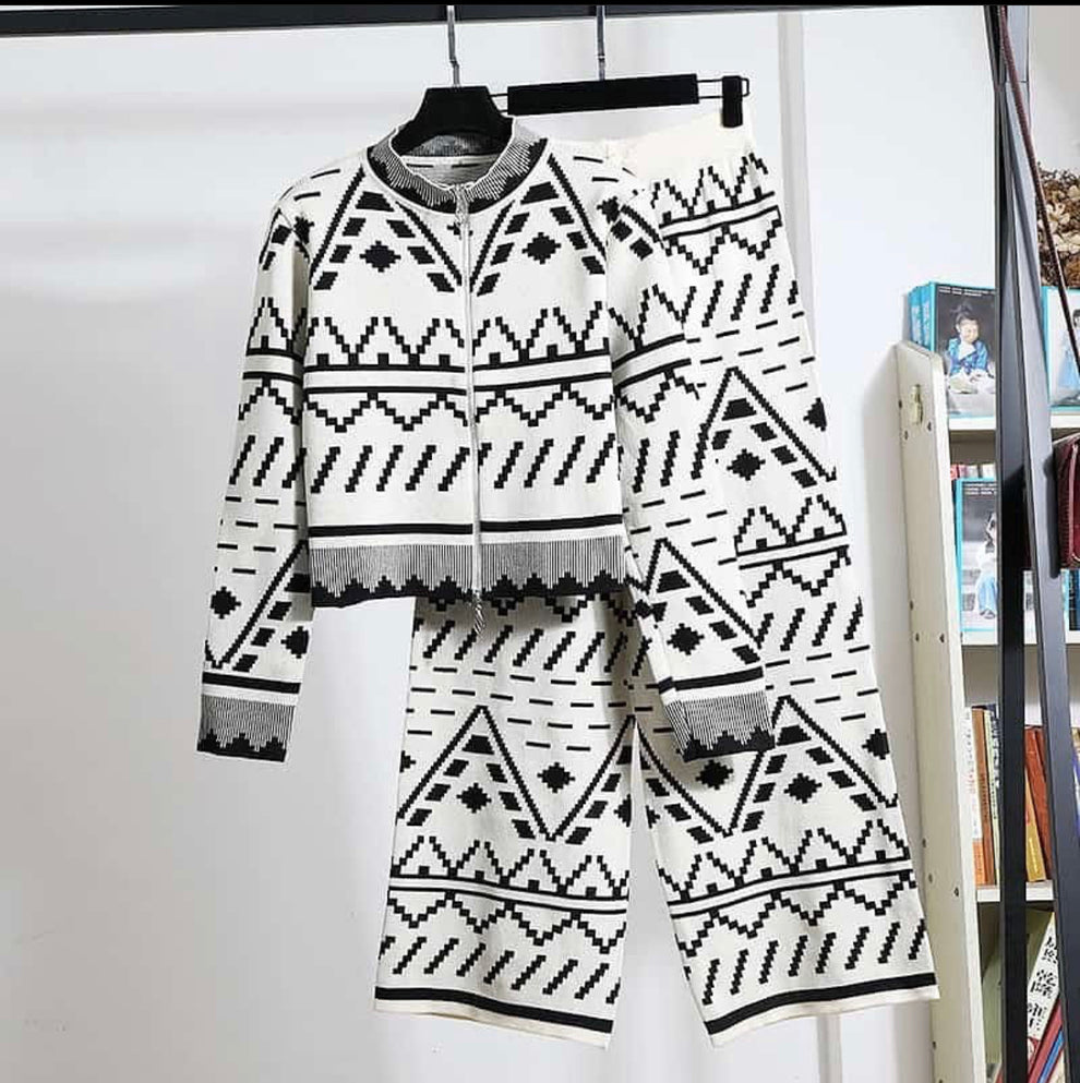 Moniac tribal Co ord set – Westery Fashion House