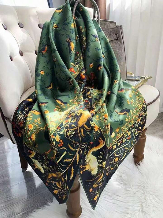 Scrape Mulberry Silk Scarf