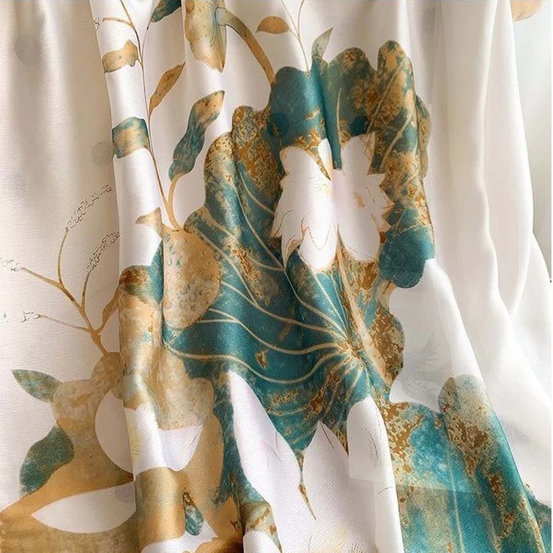 Floral Fantasia Silk Stole