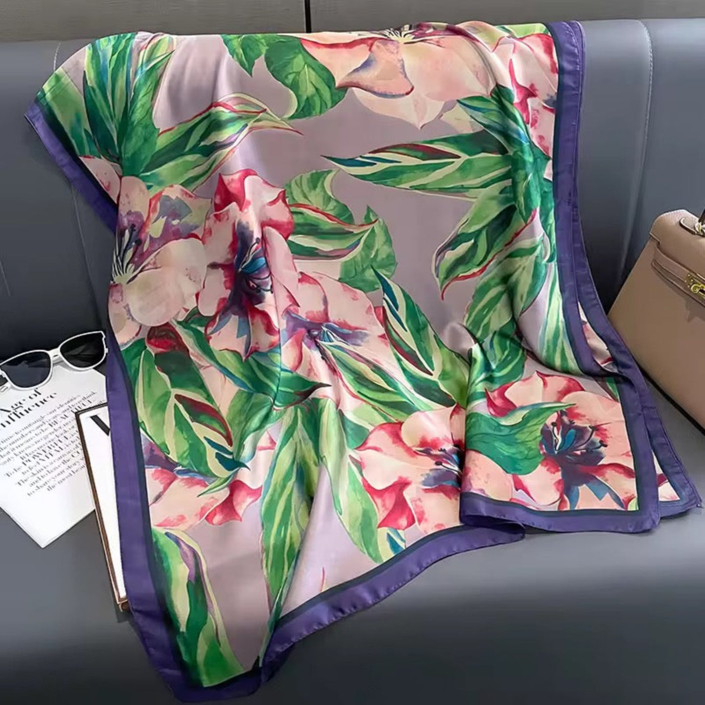 Eden Bloom Luxe Silk Stole