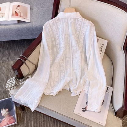 Ethereal Lace Whisper Shirt