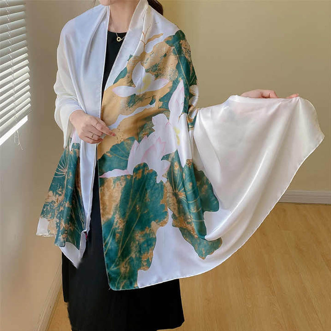 Floral Fantasia Silk Stole