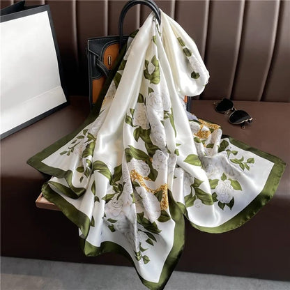 Biz Opulent Bloom Satin Scarf