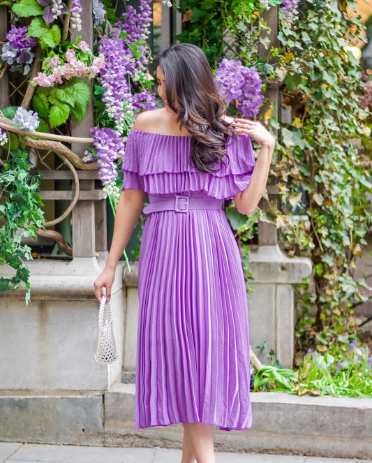 Cosiq Off-Shoulder Midi Dress