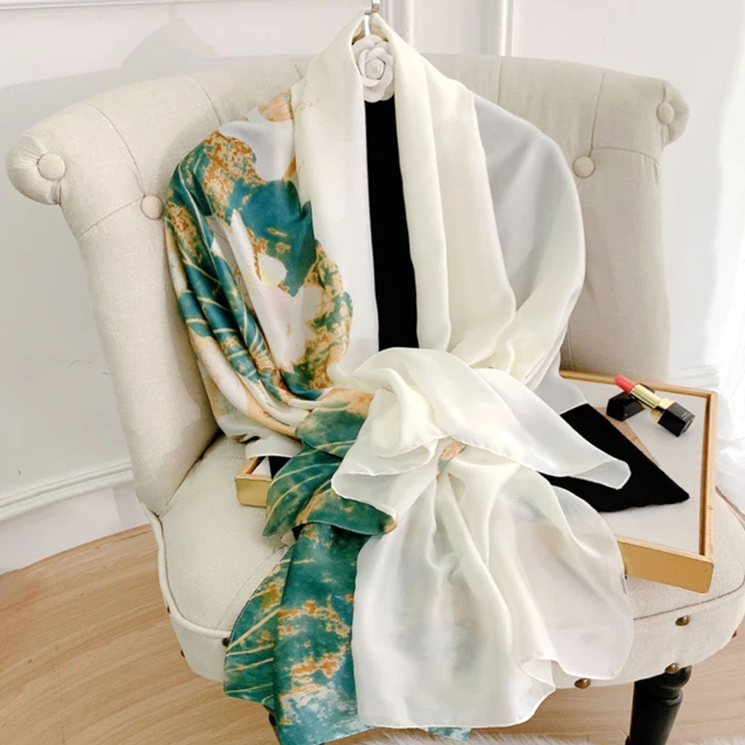 Floral Fantasia Silk Stole