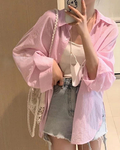 George Striped Oversized Shirts