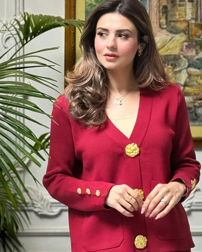 Golden Grace Knit Co-ord Set