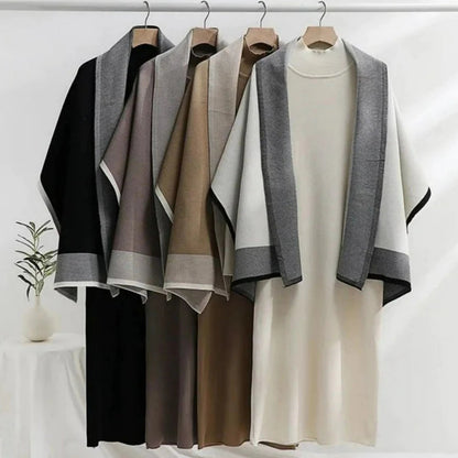 Boulve Statement Winter Dress With Stole