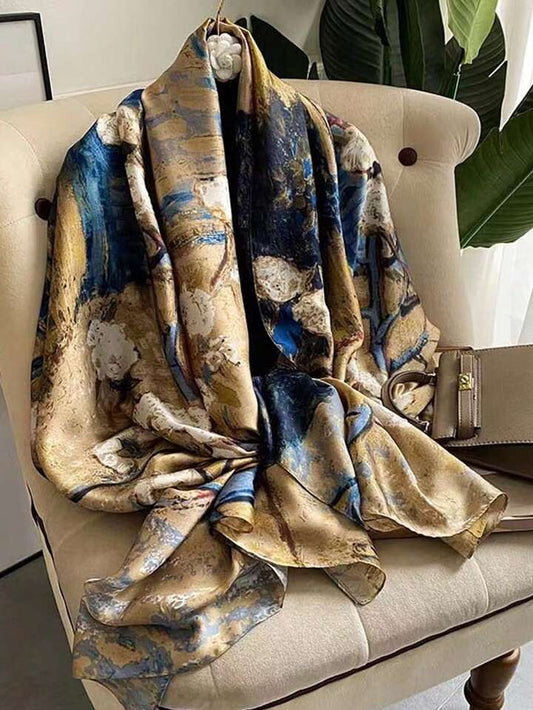 Ivy Luxury Silk Scarf