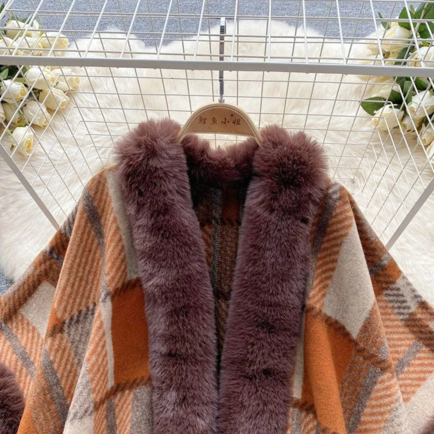 Cayman Premium Winter Capes With Fur Detailing
