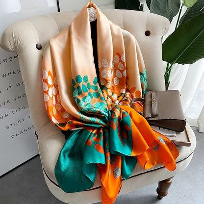 Maze Luxury Silk Scarf