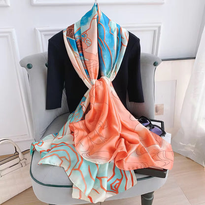 Ely Luxury Silk Scarf