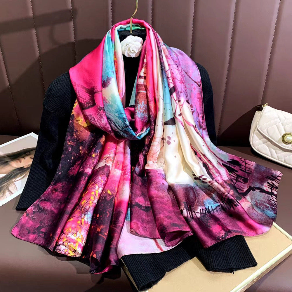 Min Luxury Silk Scarf