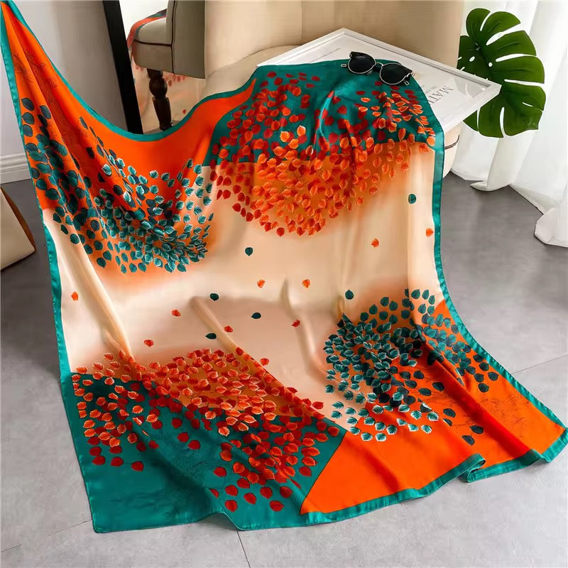 Maze Luxury Silk Scarf