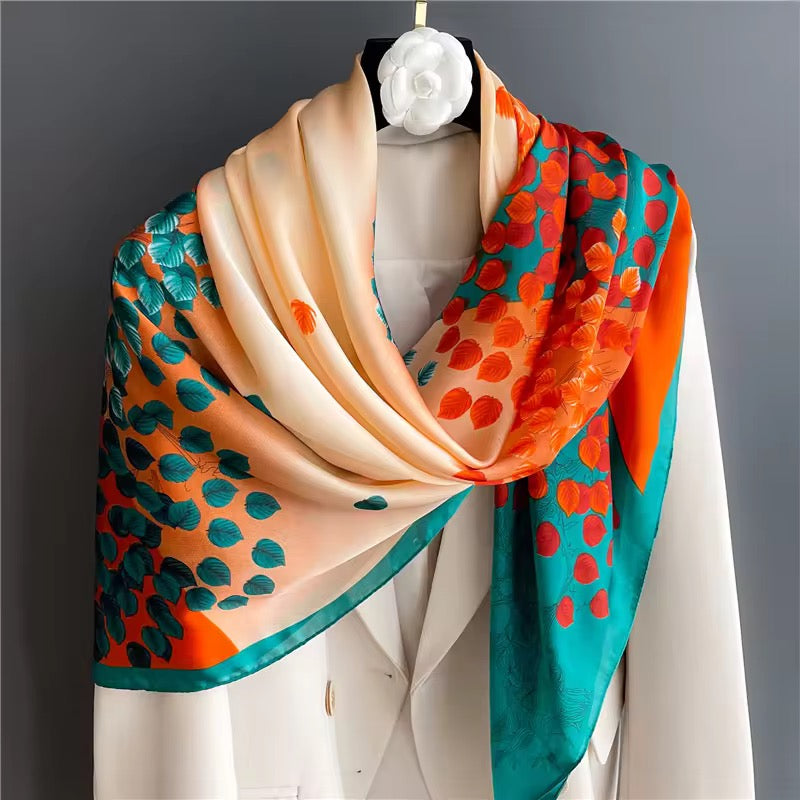 Maze Luxury Silk Scarf