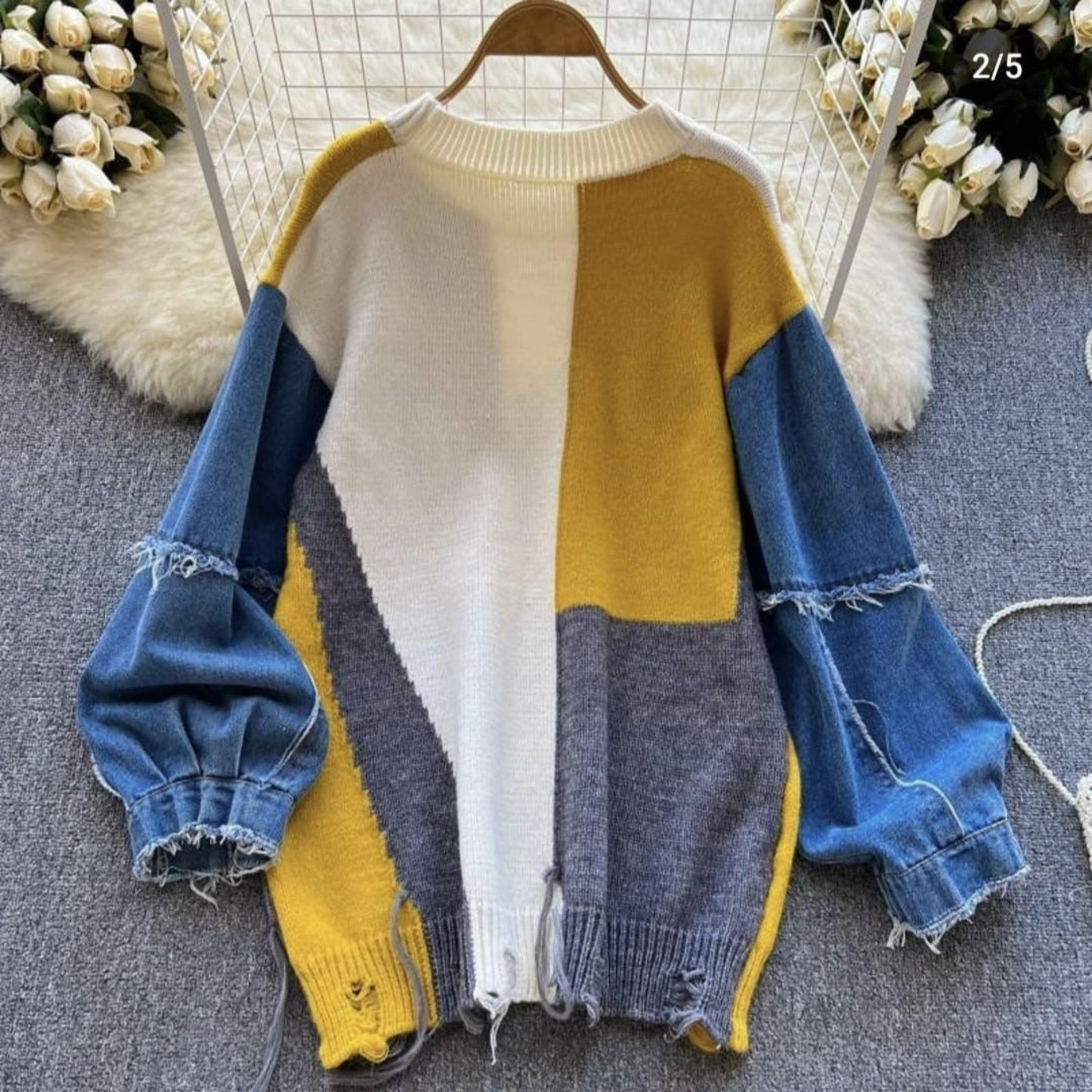 Javiour Smiley Oversized Pullover