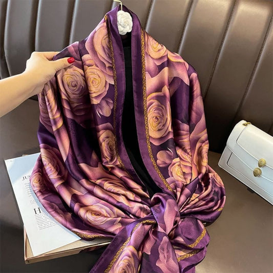 Khair Floral Silk Scarf