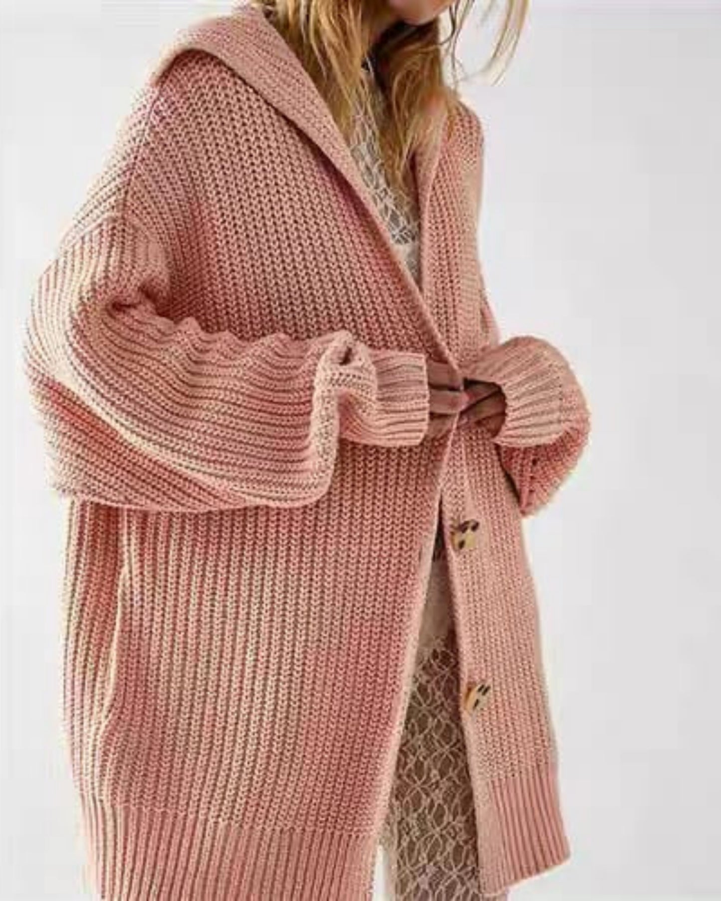 Paz Effortless Chunky Knit Cardigan