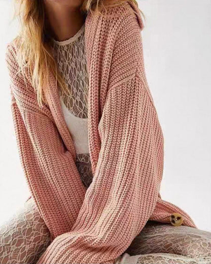 Paz Effortless Chunky Knit Cardigan