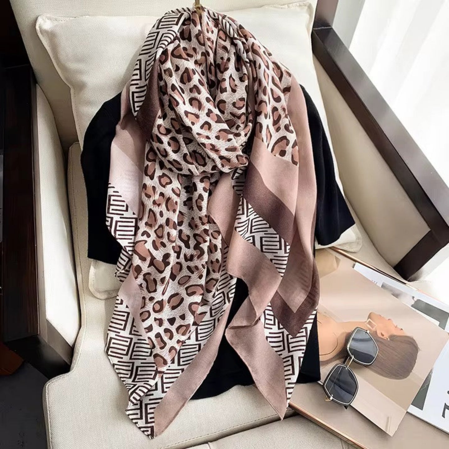 Savanna Charm Cotton Stole