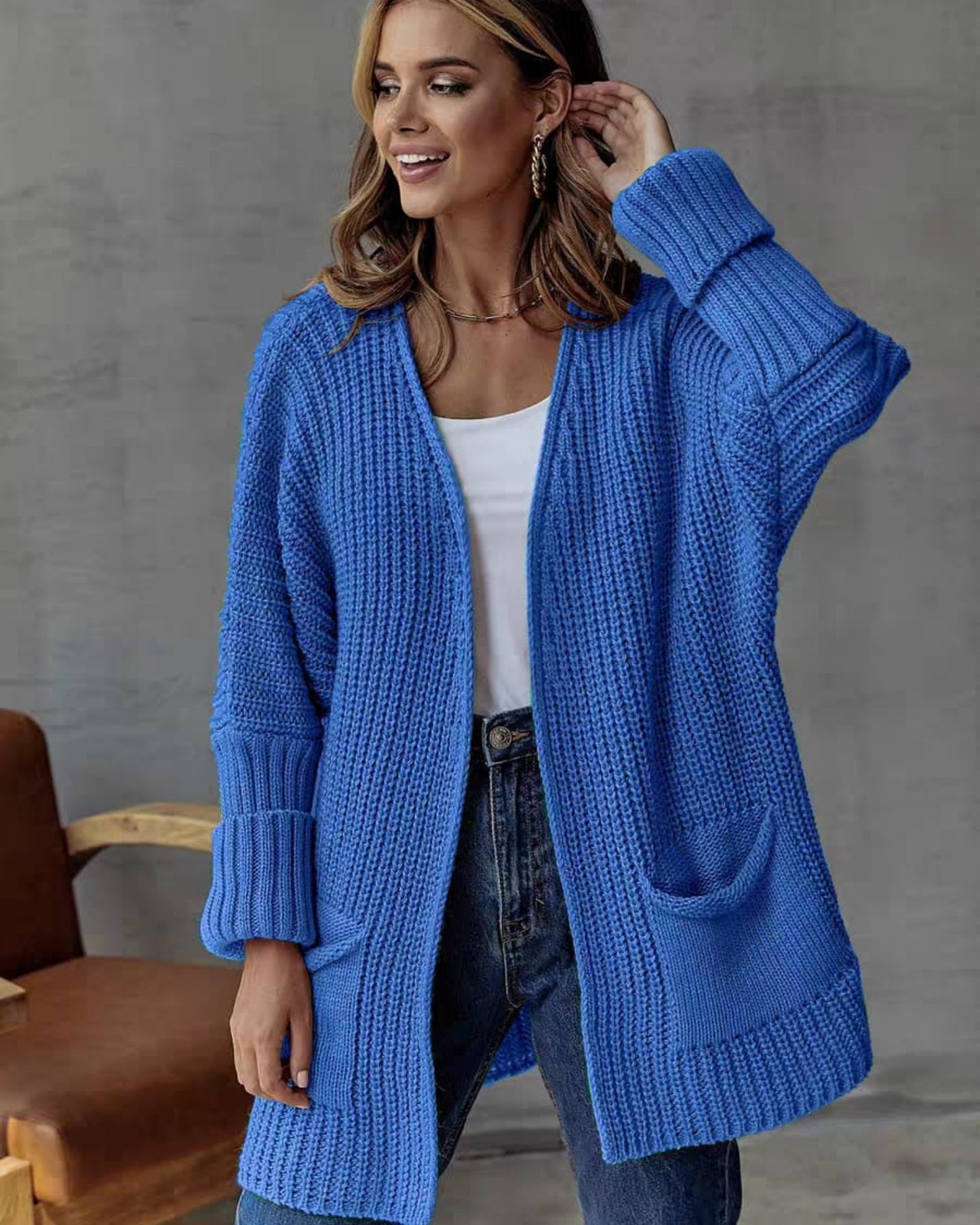 Shae Oversized Chunky Knit Cardigan