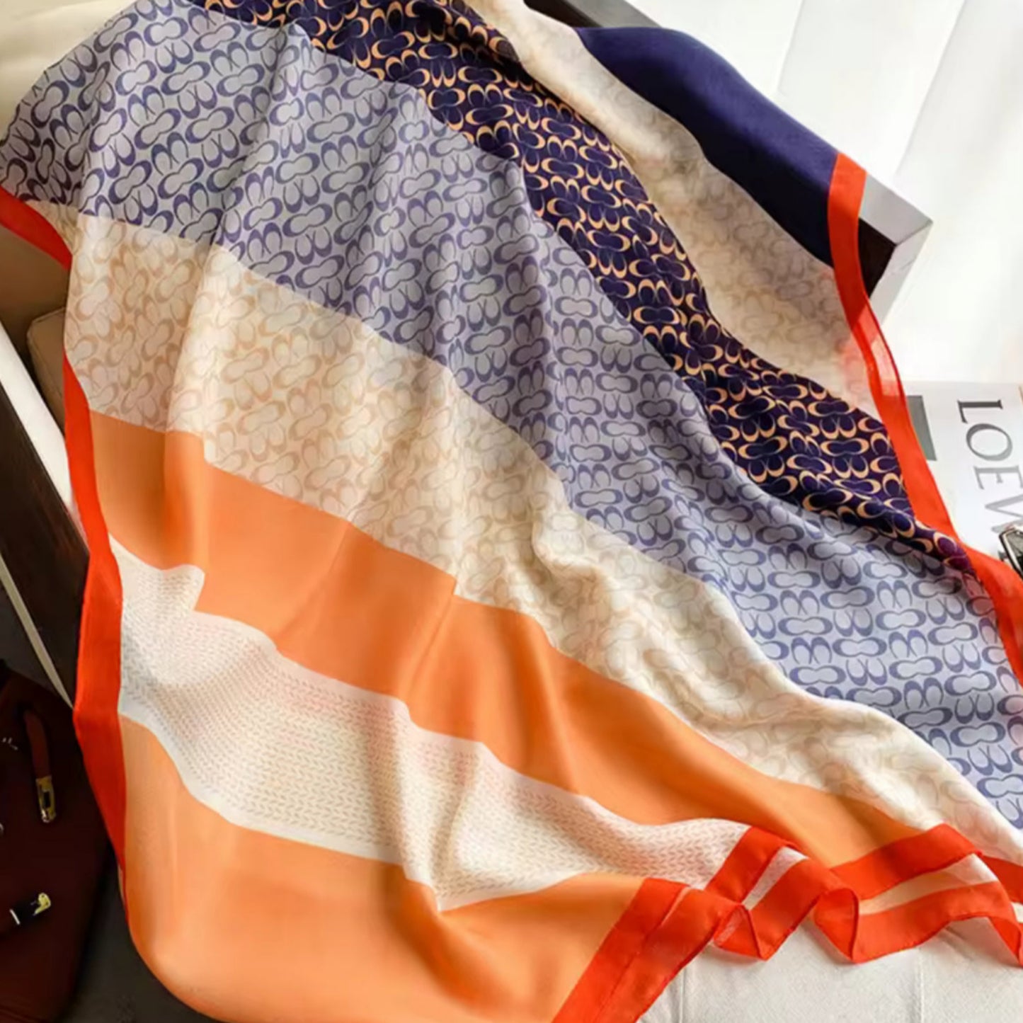 Sunset Aura Cotton Stole