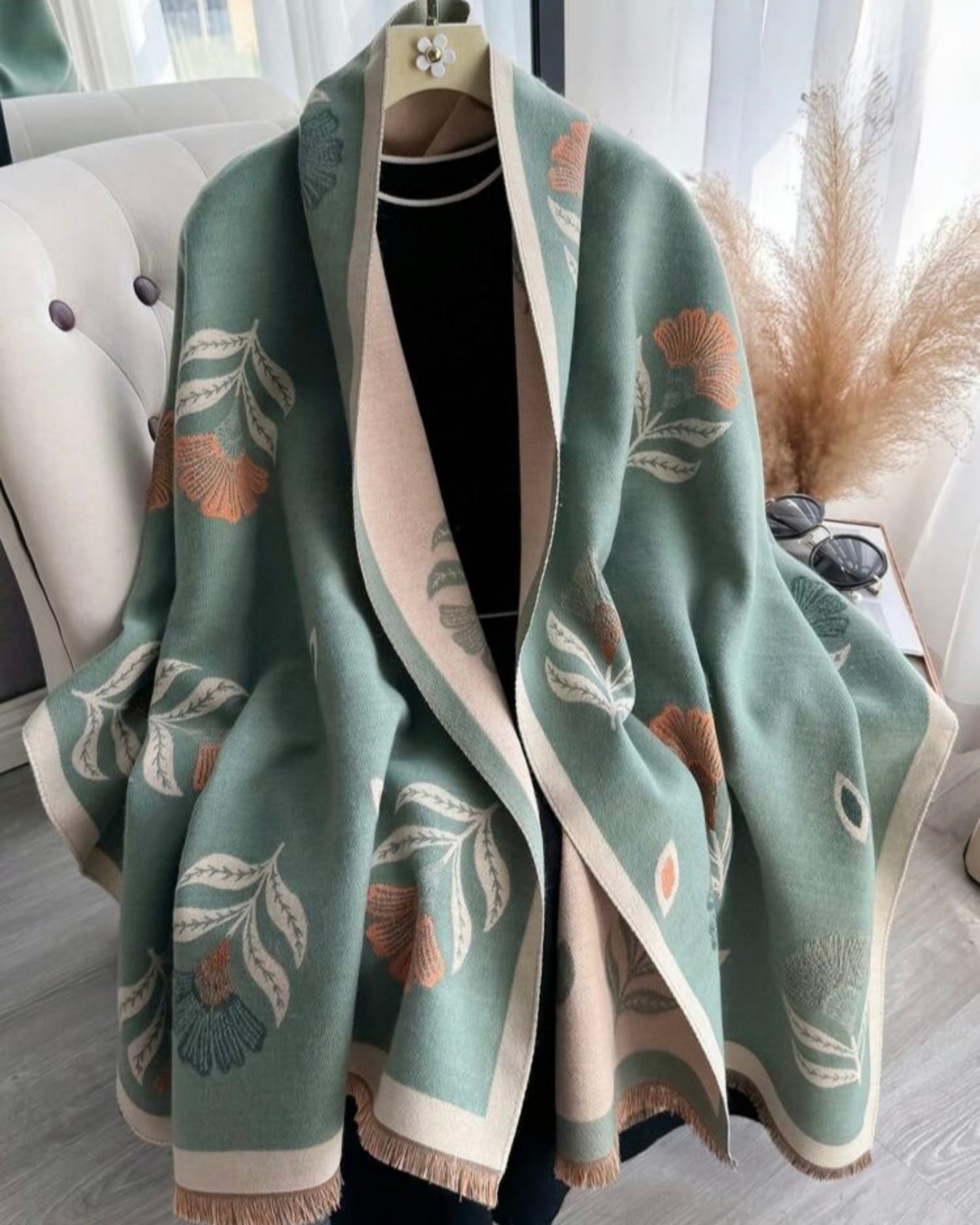 The Autumn Bloom Reversible Wrap