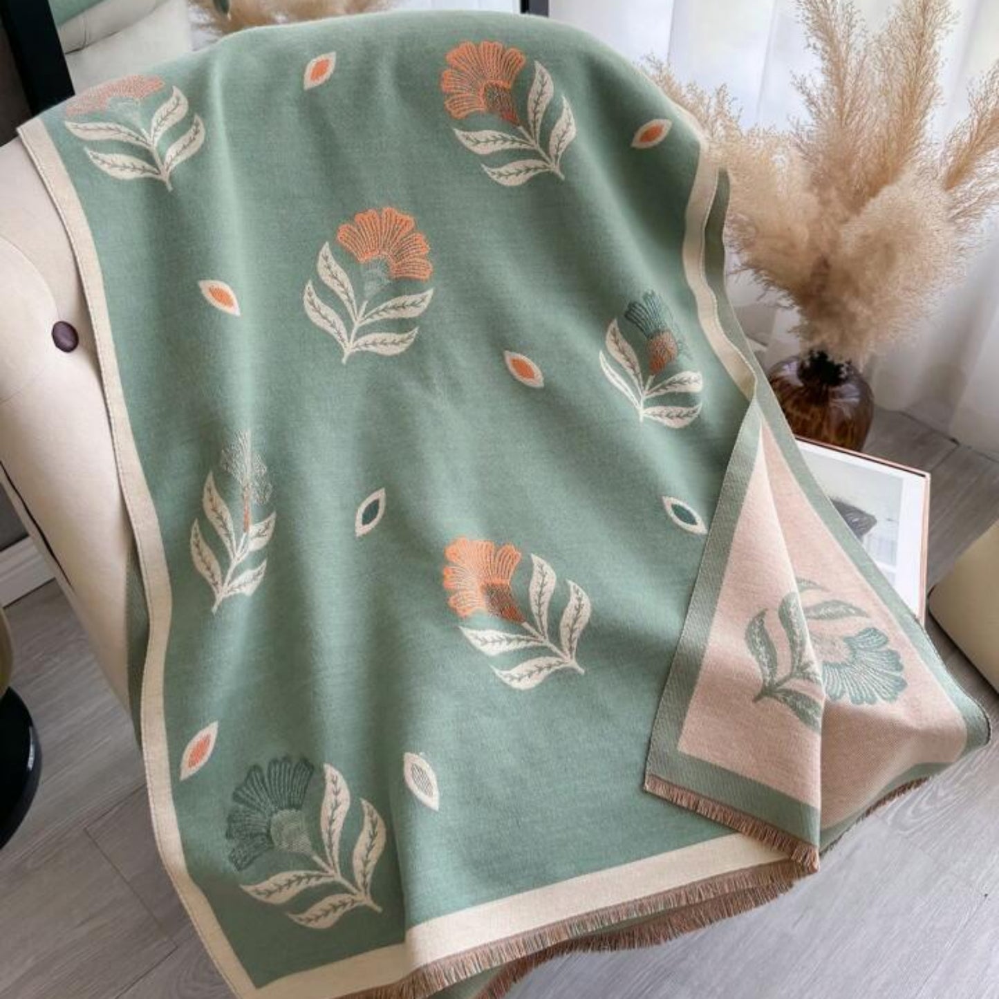 The Autumn Bloom Reversible Wrap