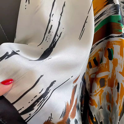 Urban Muse Abstract Silk Stole
