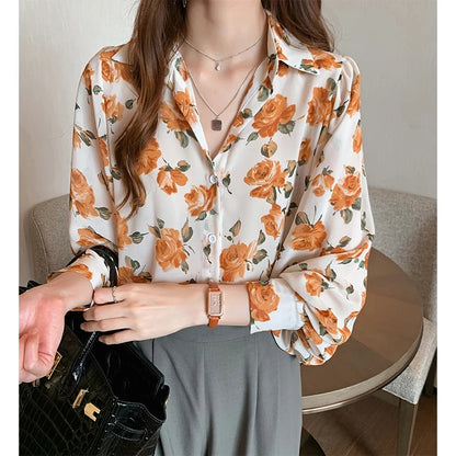 Selena floral shirt