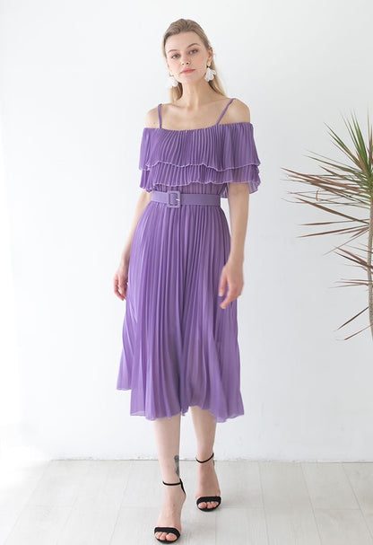 Cosiq Off-Shoulder Midi Dress